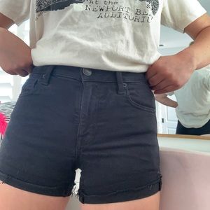 Black American Eagle Shorts